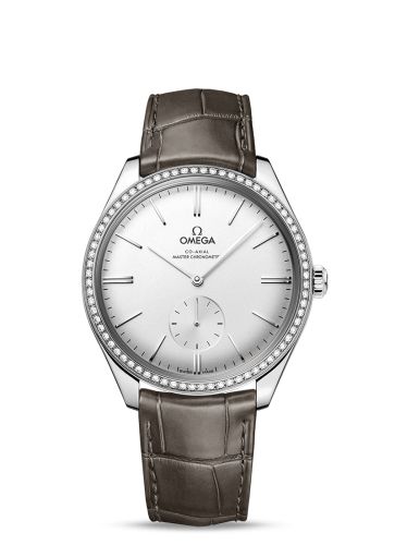 Omega De Ville Trésor Master Chronometer Small Seconds Stainless Steel / Diamond / Silver